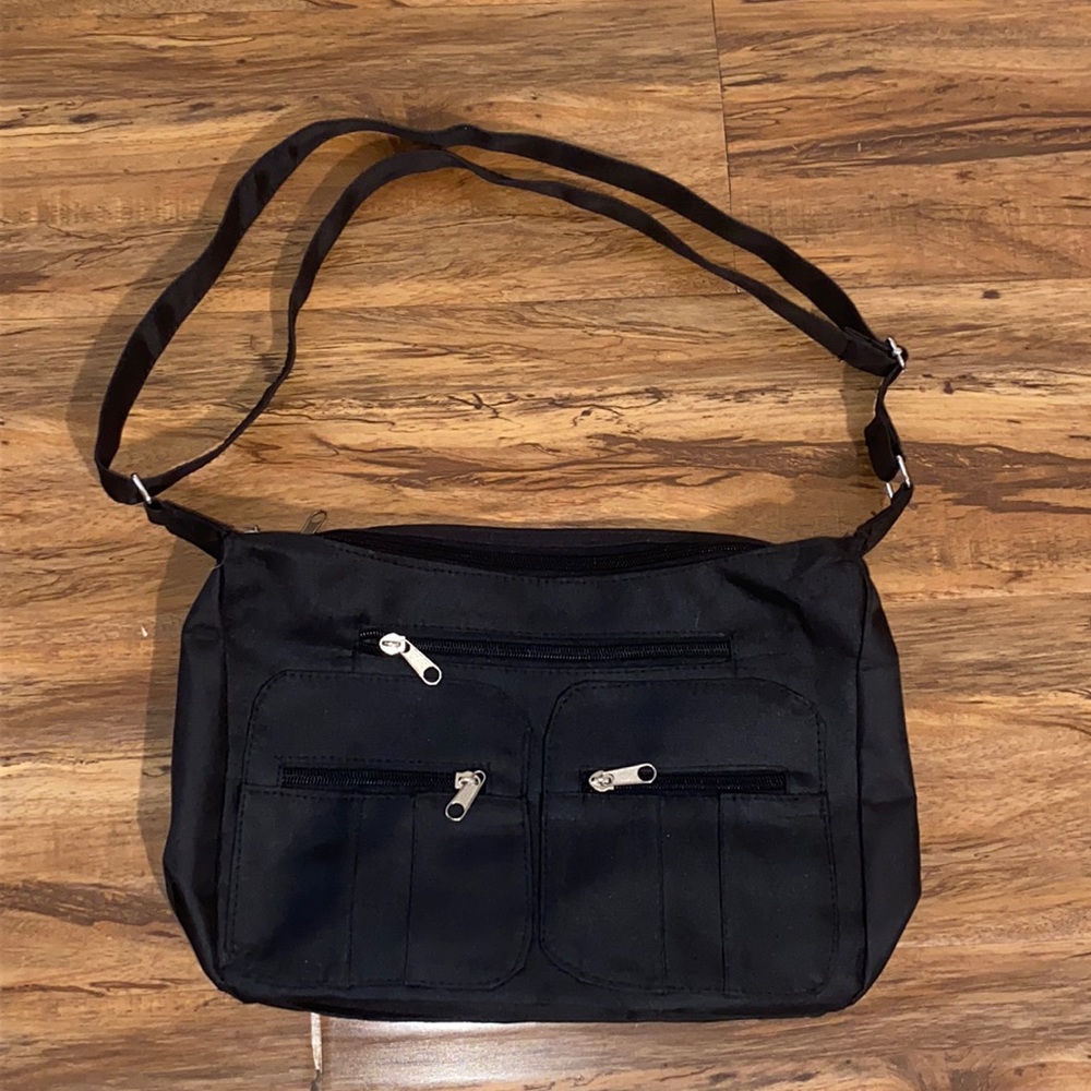 Untitled Black Womens Satchel
